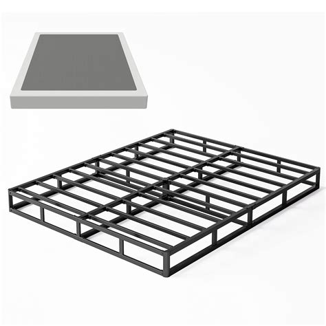 box spring over front of metal frame|metal box spring queen size.